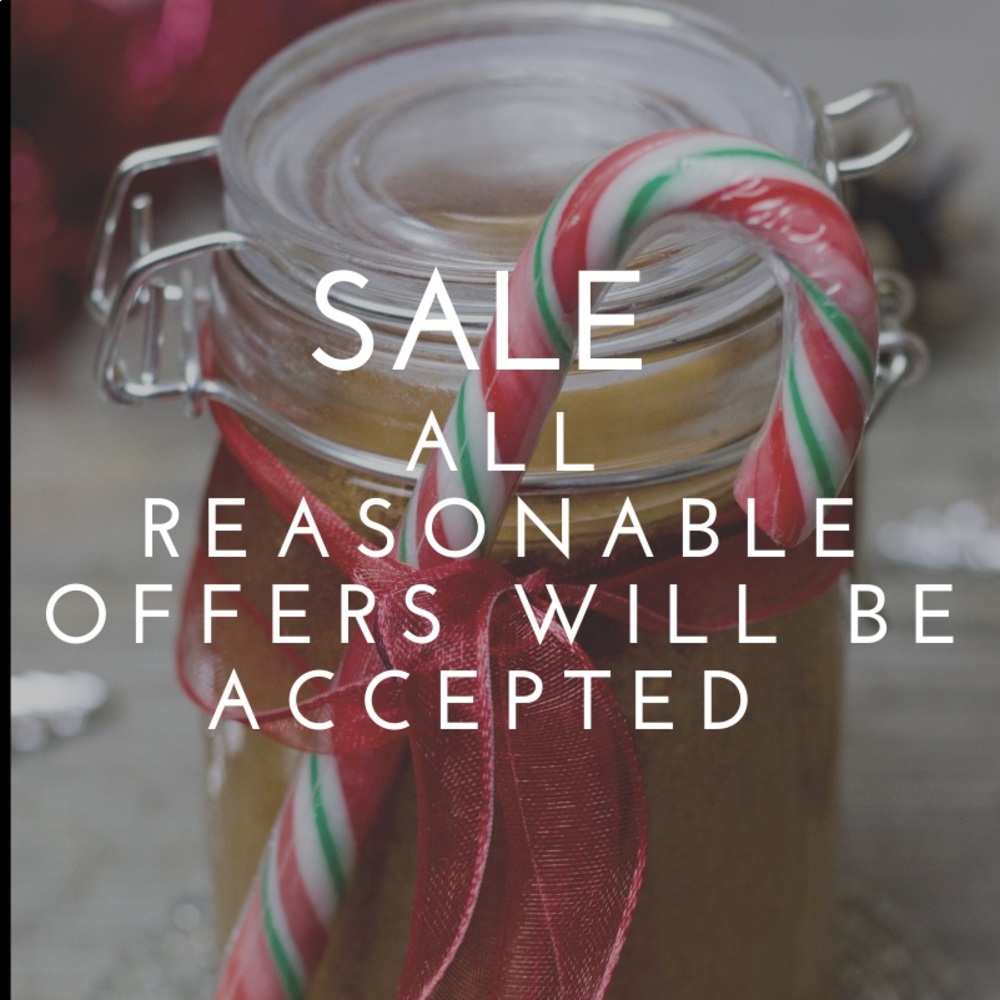 Reasonable offers will be accepted